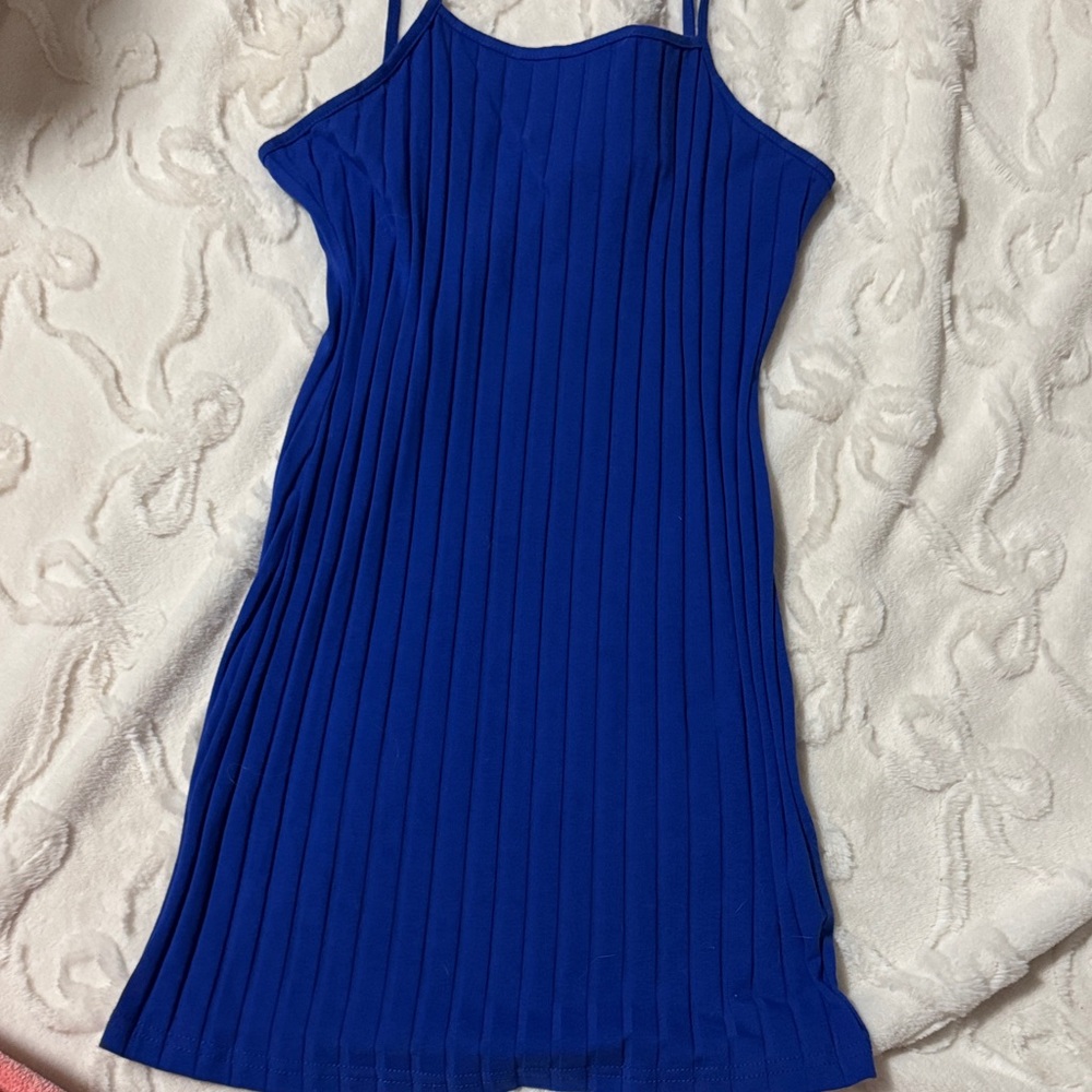 SHEIN Royal Blue Mini Dress